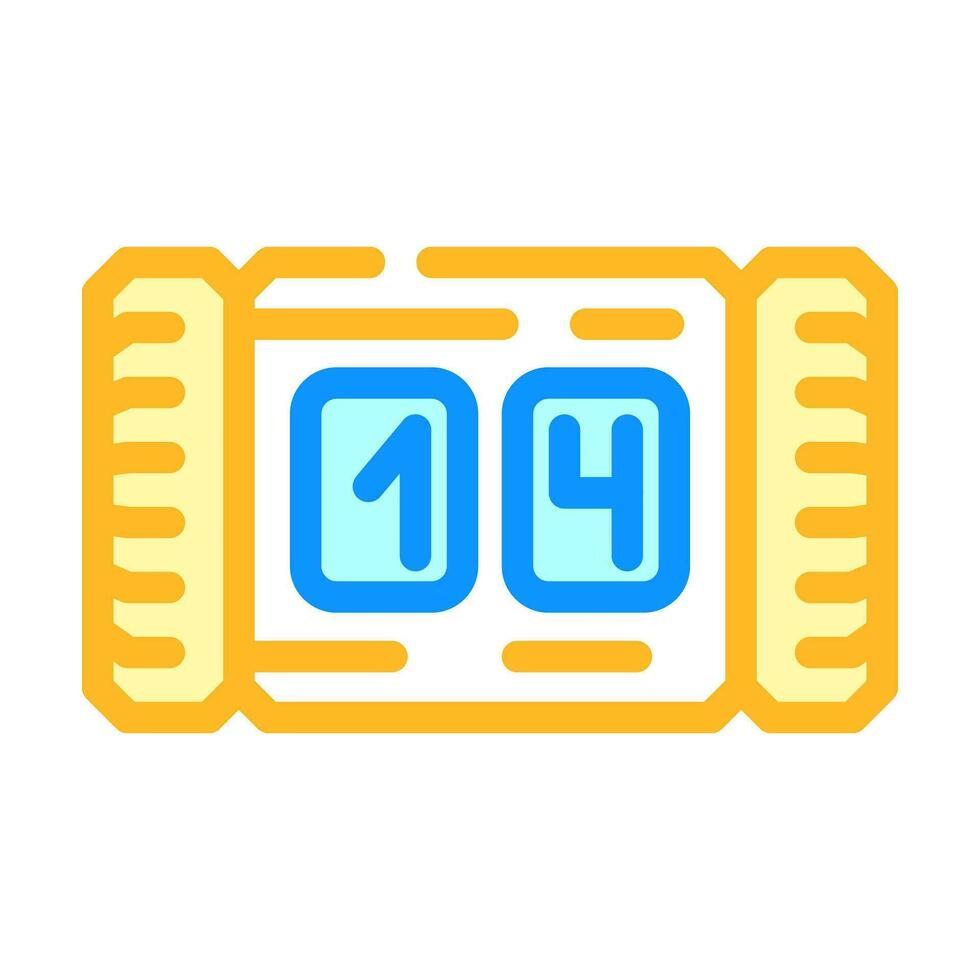 row counter knitting wool color icon vector illustration