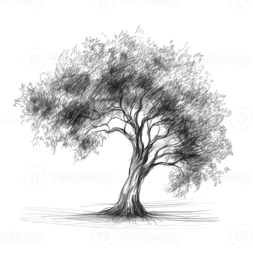 green tree aesthetic photo