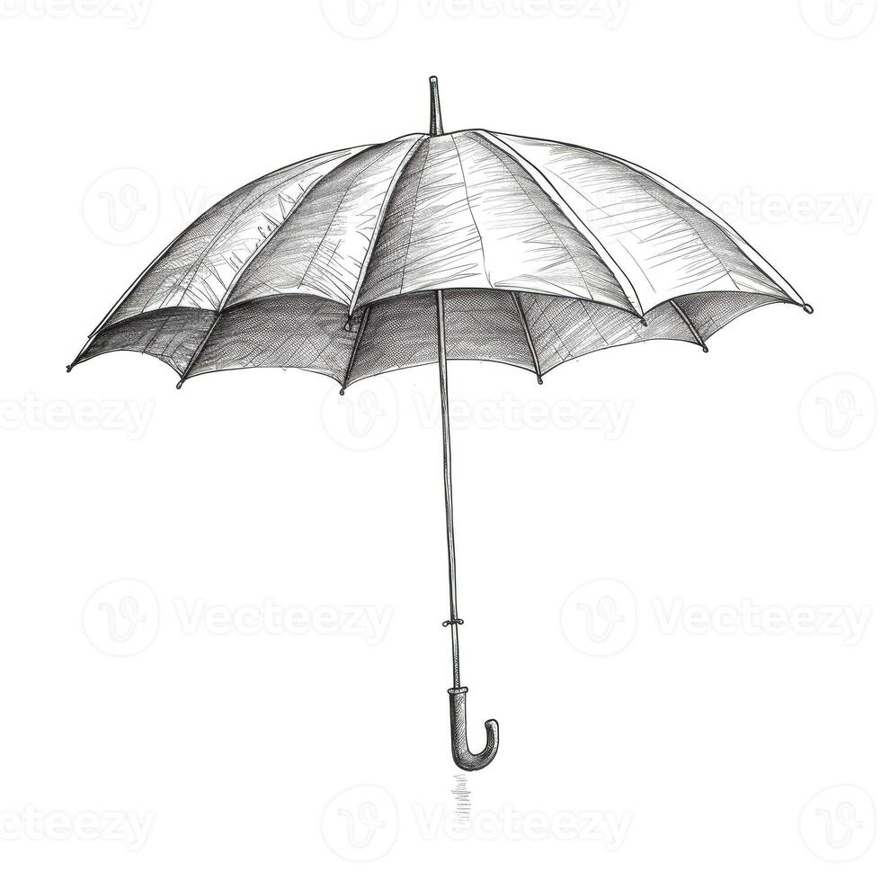 rain Umbrella ai generated photo