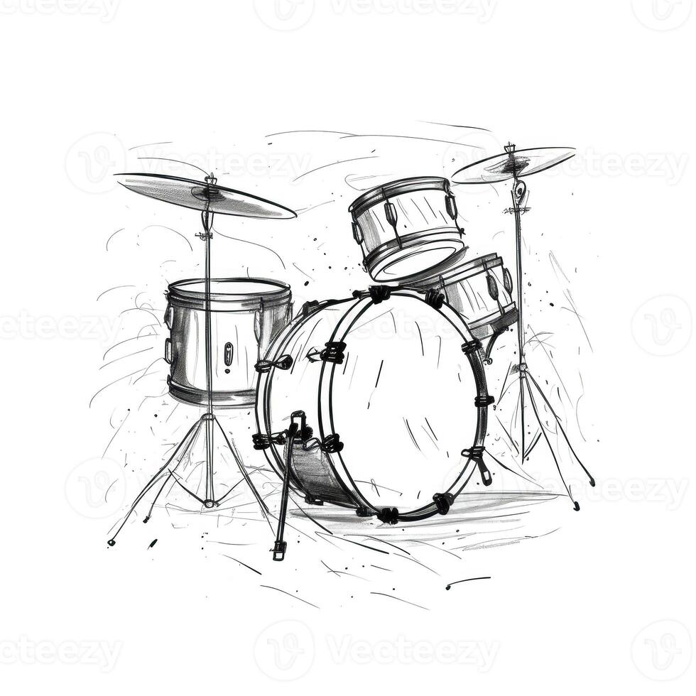 instrument drum ai generated photo