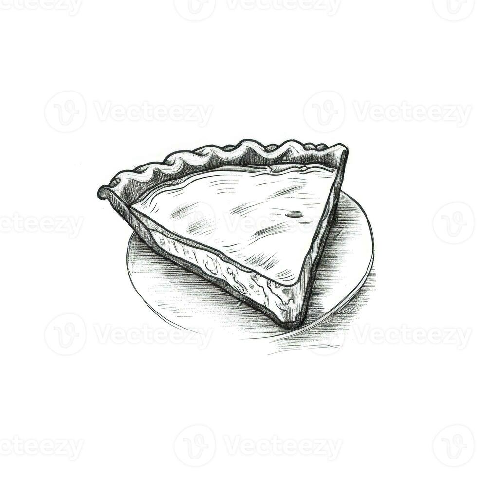 pastry Pie ai generated photo