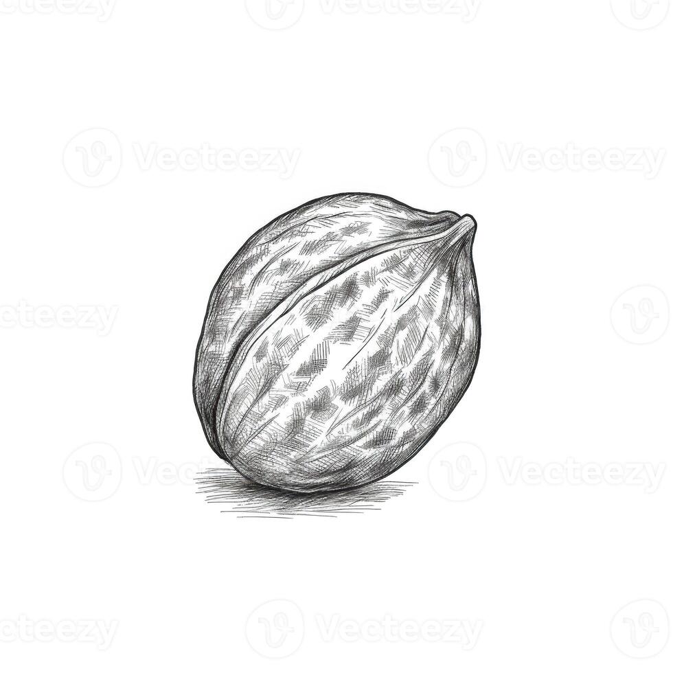 nut walnut ai generated photo