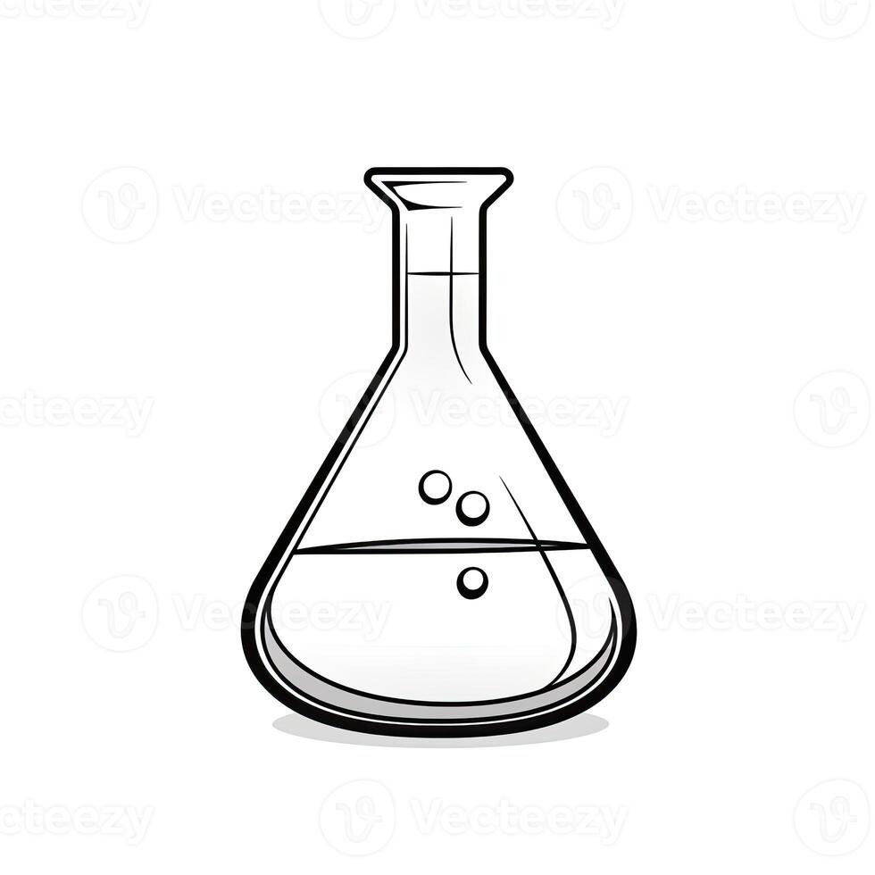 laboratory Erlenmeyer flask photo