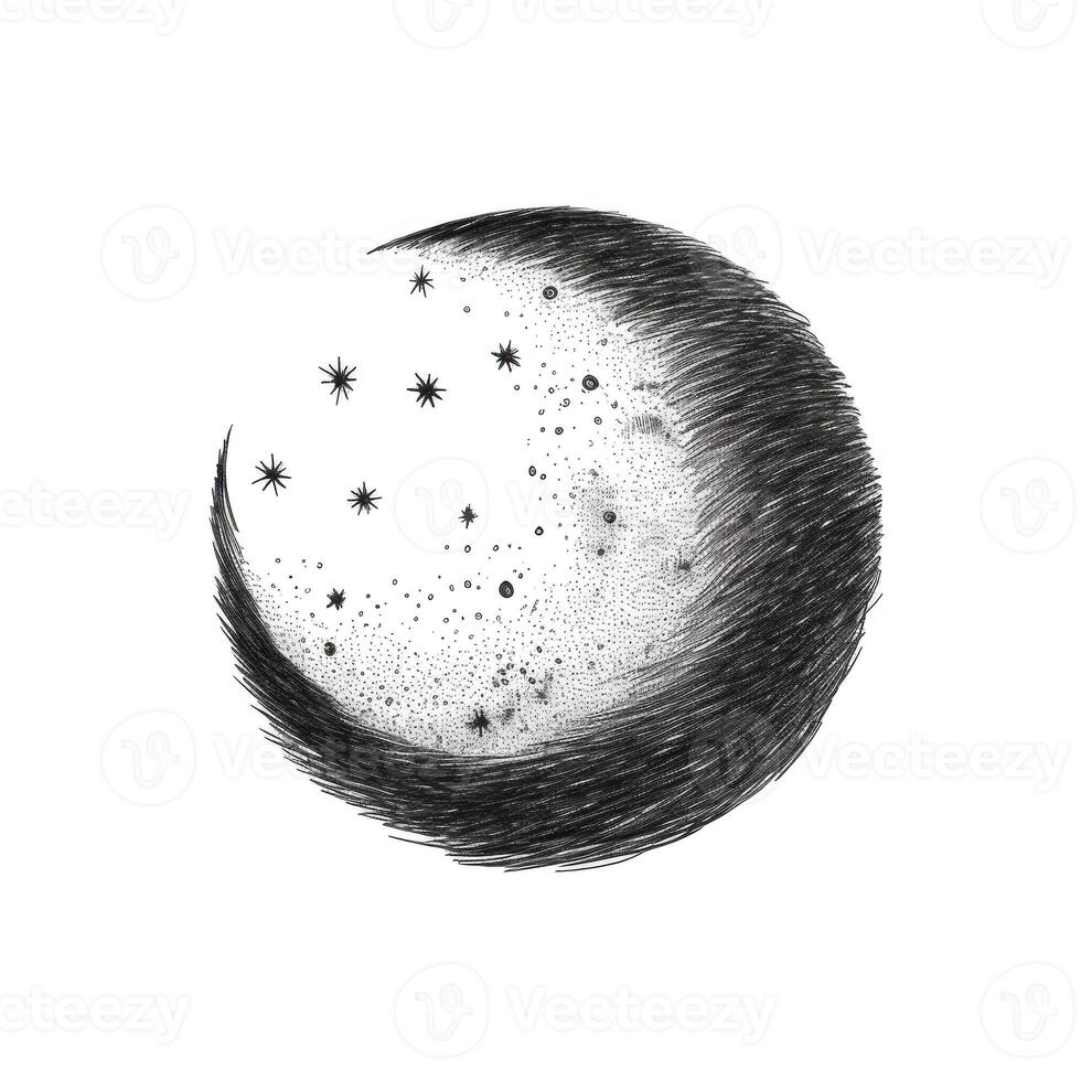 surface moon ai generated photo