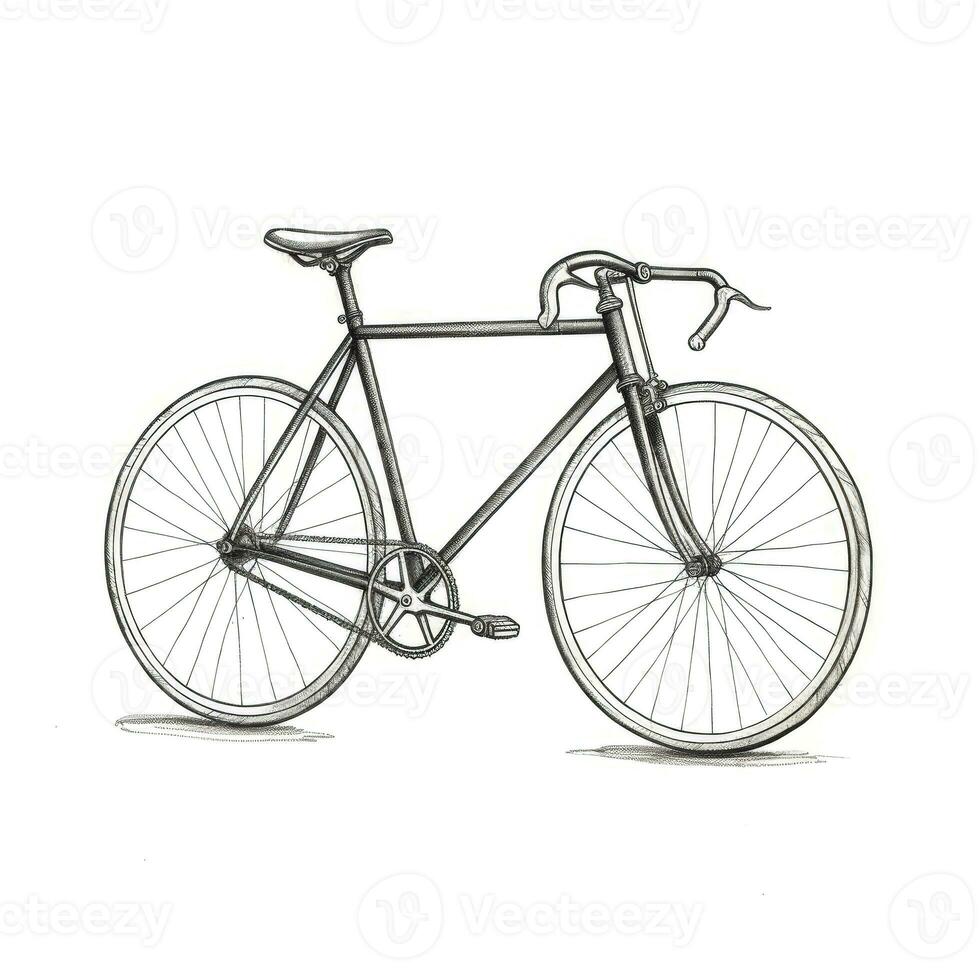 sport bicycle ai generated photo