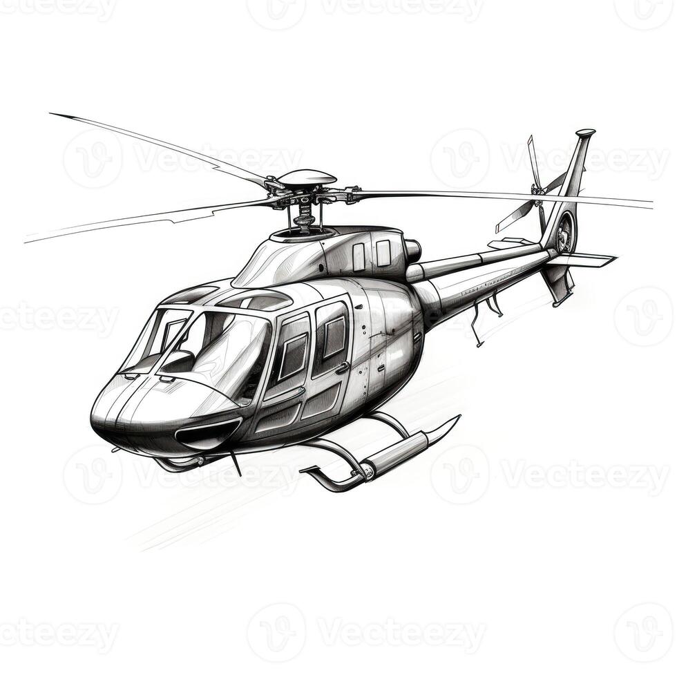 icon Helicopter ai generated photo