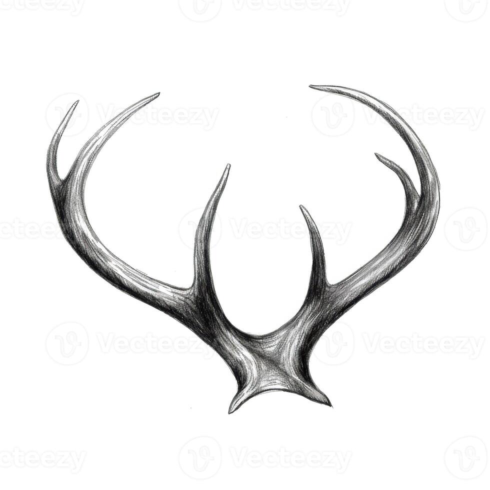 head deer horn photo