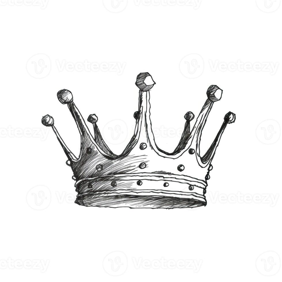 king crown ai generated photo