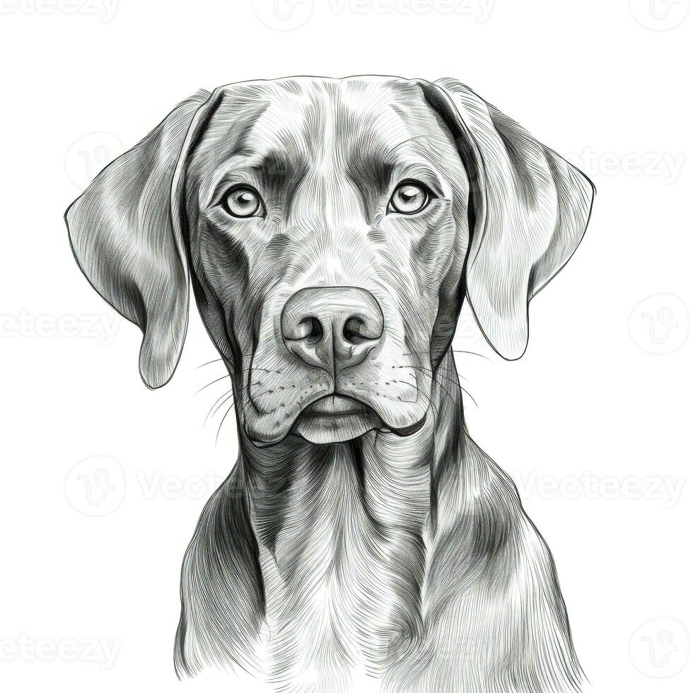 shorthair German Shorthaired Pointer Dog ai generated photo