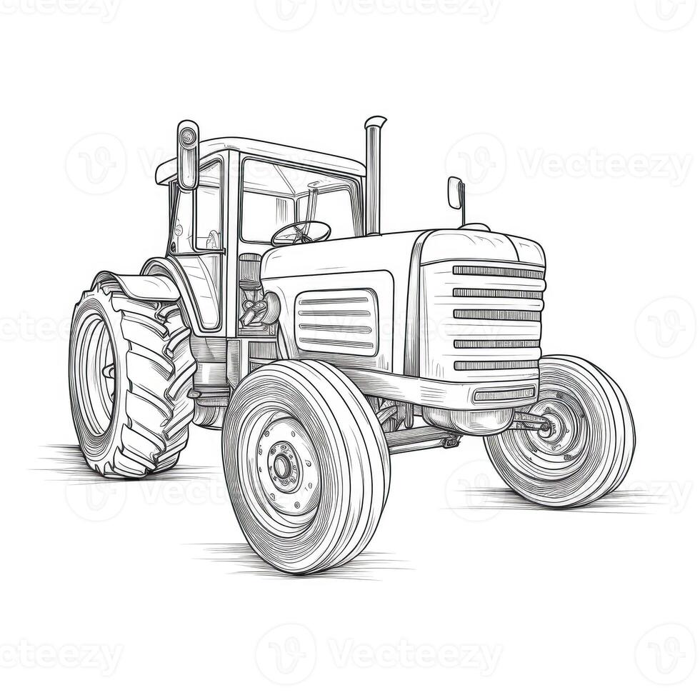 machine tractor aesthetic photo