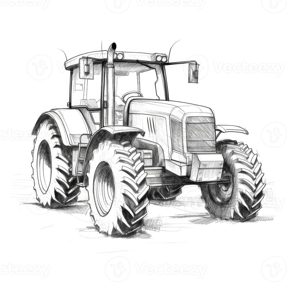 farm tractor aesthetic photo