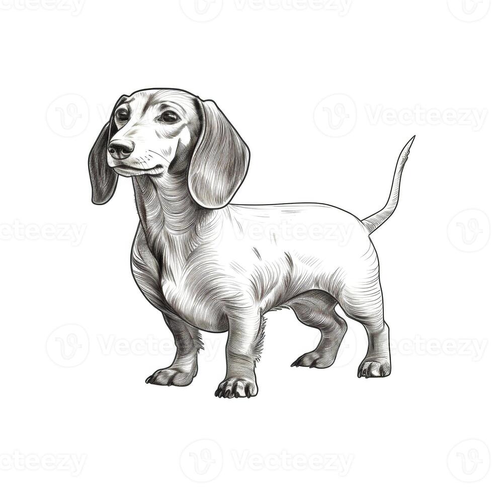 animal Dachshund Dog ai generated photo