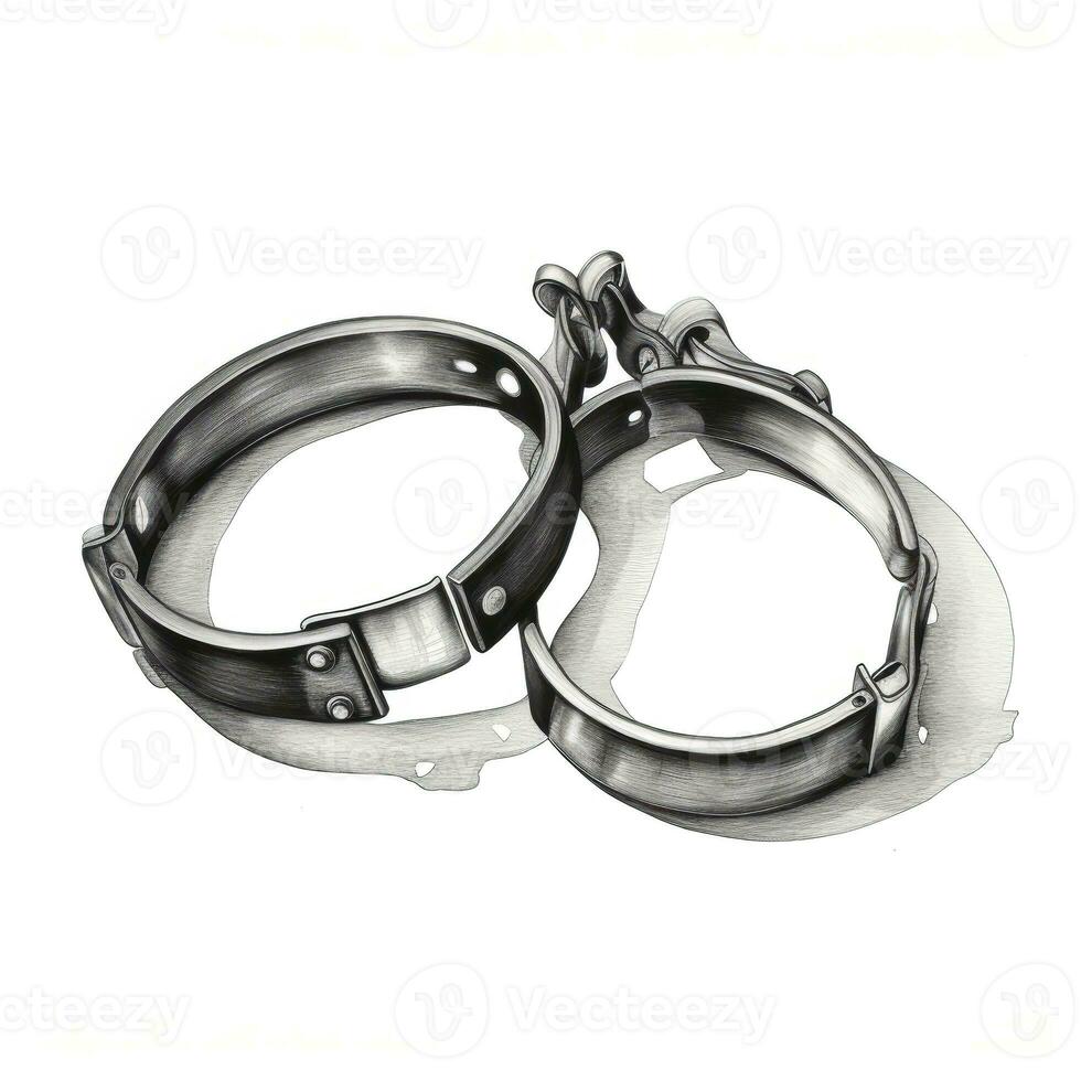 handcuff Handcuffs ai generated photo