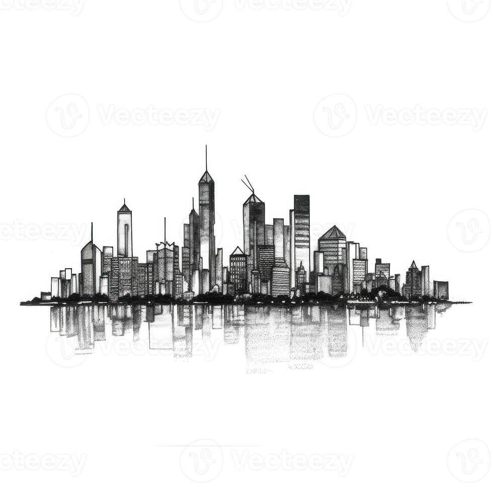 building city skyline photo