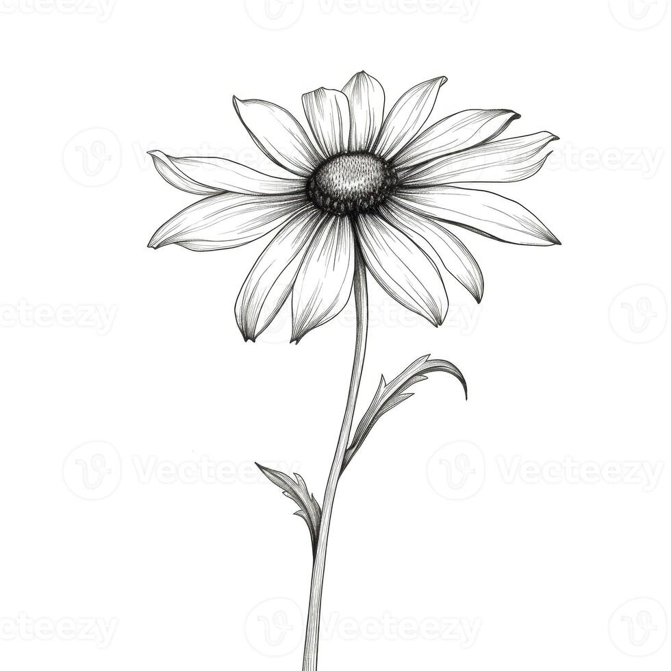 rudbeckia Black eyed Susan flower ai generated photo