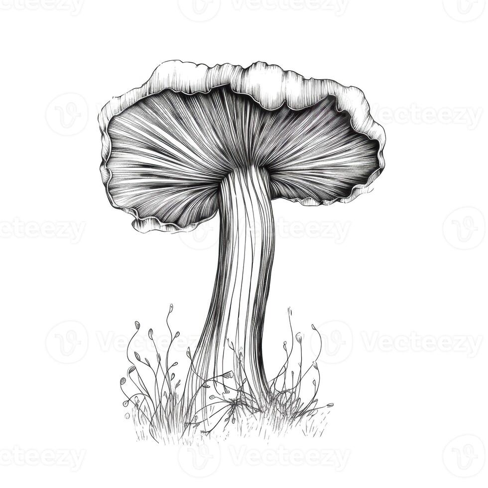 food mushroom ai generated photo