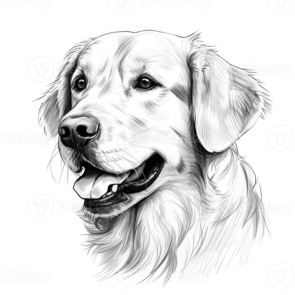 labrador Golden Retriever Dog ai generated photo