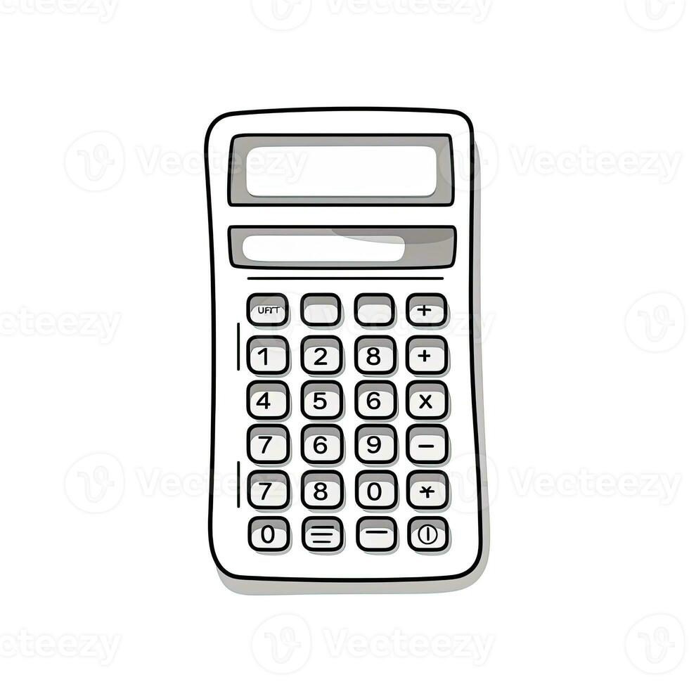 calcular calculadora ai generado foto