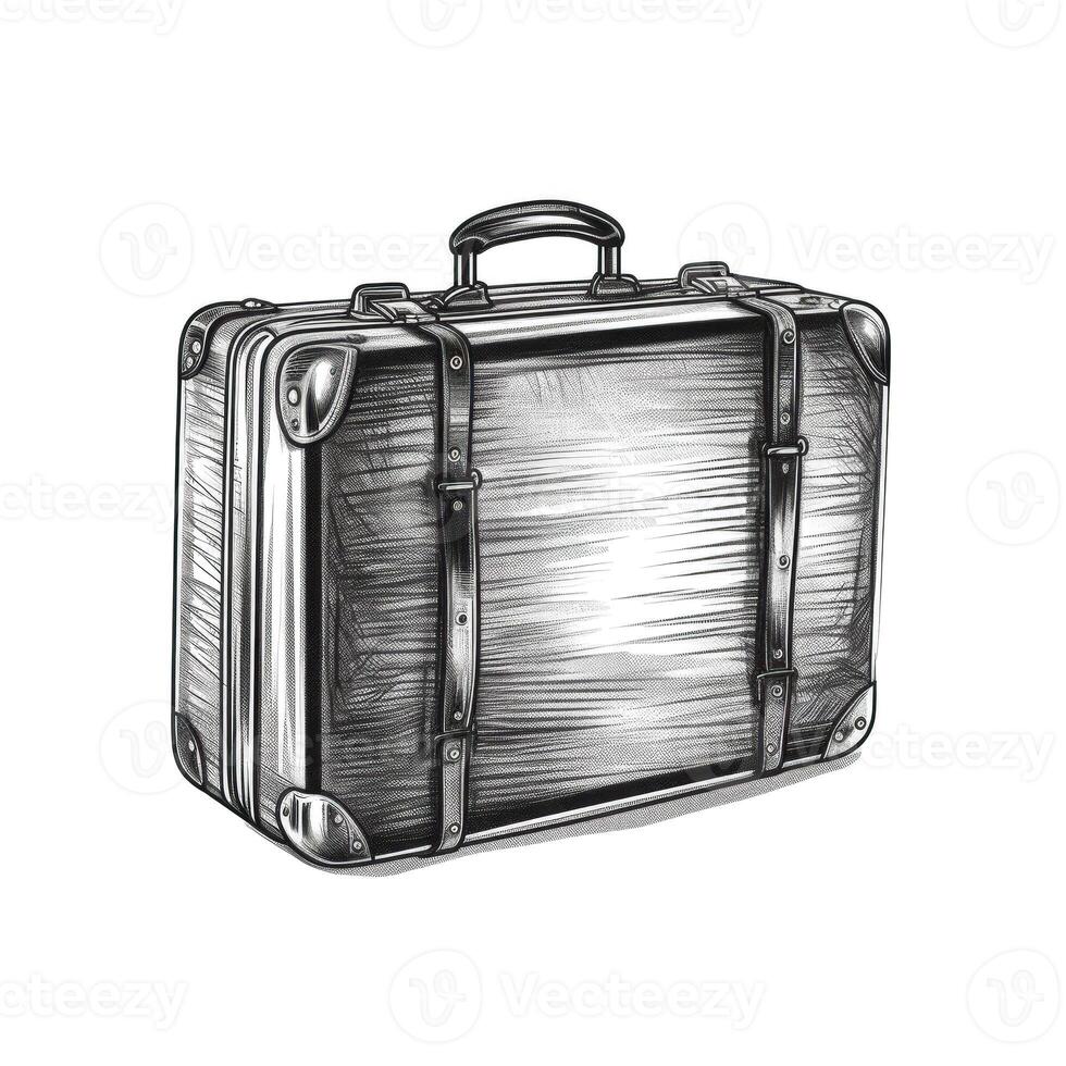 trip retro travel suitcase photo