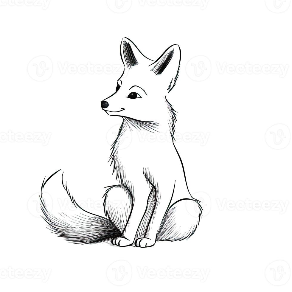 face cute fox photo