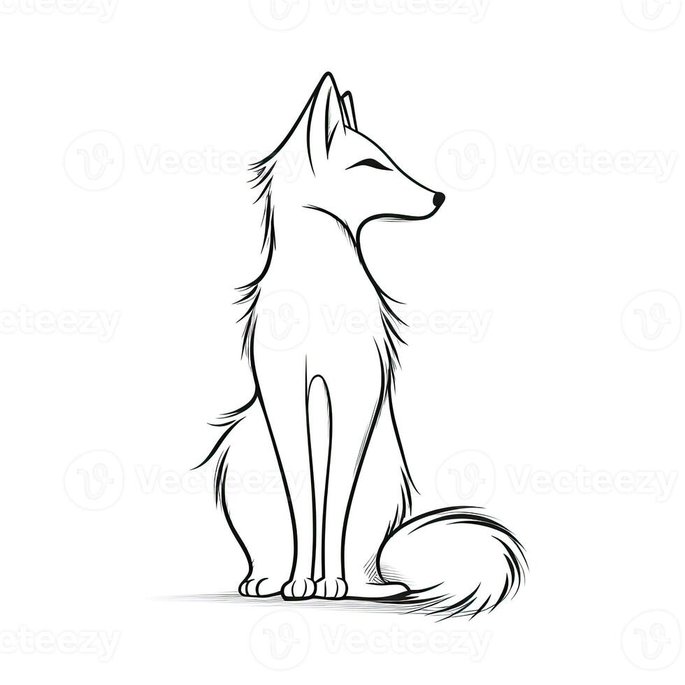 character cute fox photo
