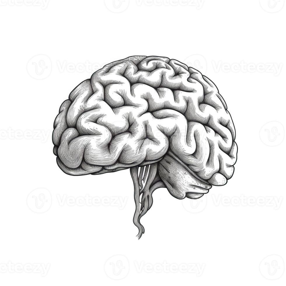 think human brain photo