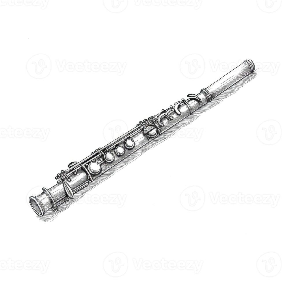 instrument flute ai generated photo