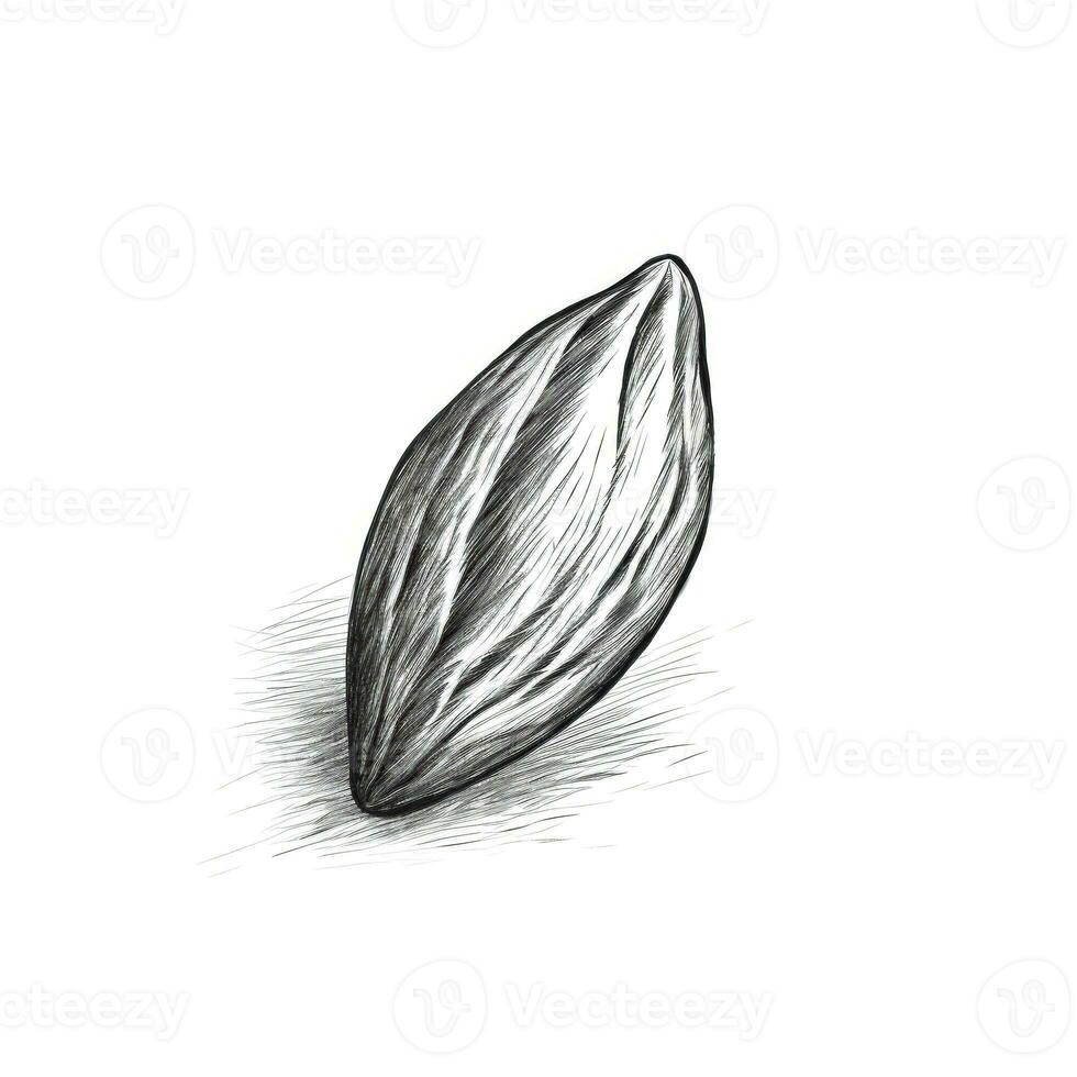 nut almond ai generated photo