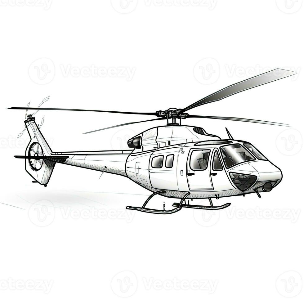 transport Helicopter ai generated photo
