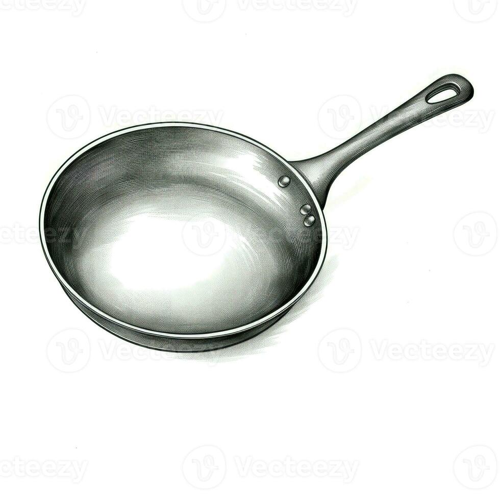 cook Cast Iron Skillet ai generated photo