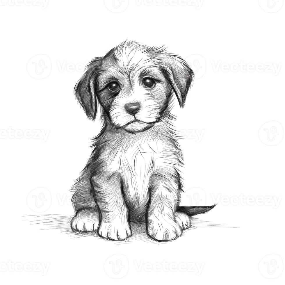 funny cute puppy photo