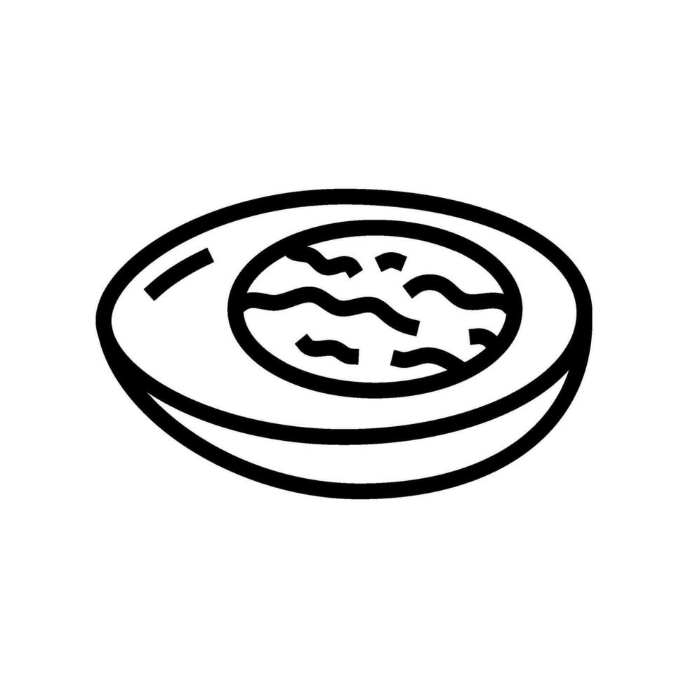 food egg chicken farm line icon vector illustration