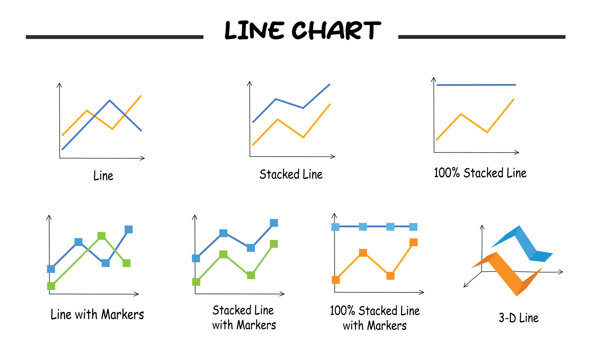 Line Graph Vector