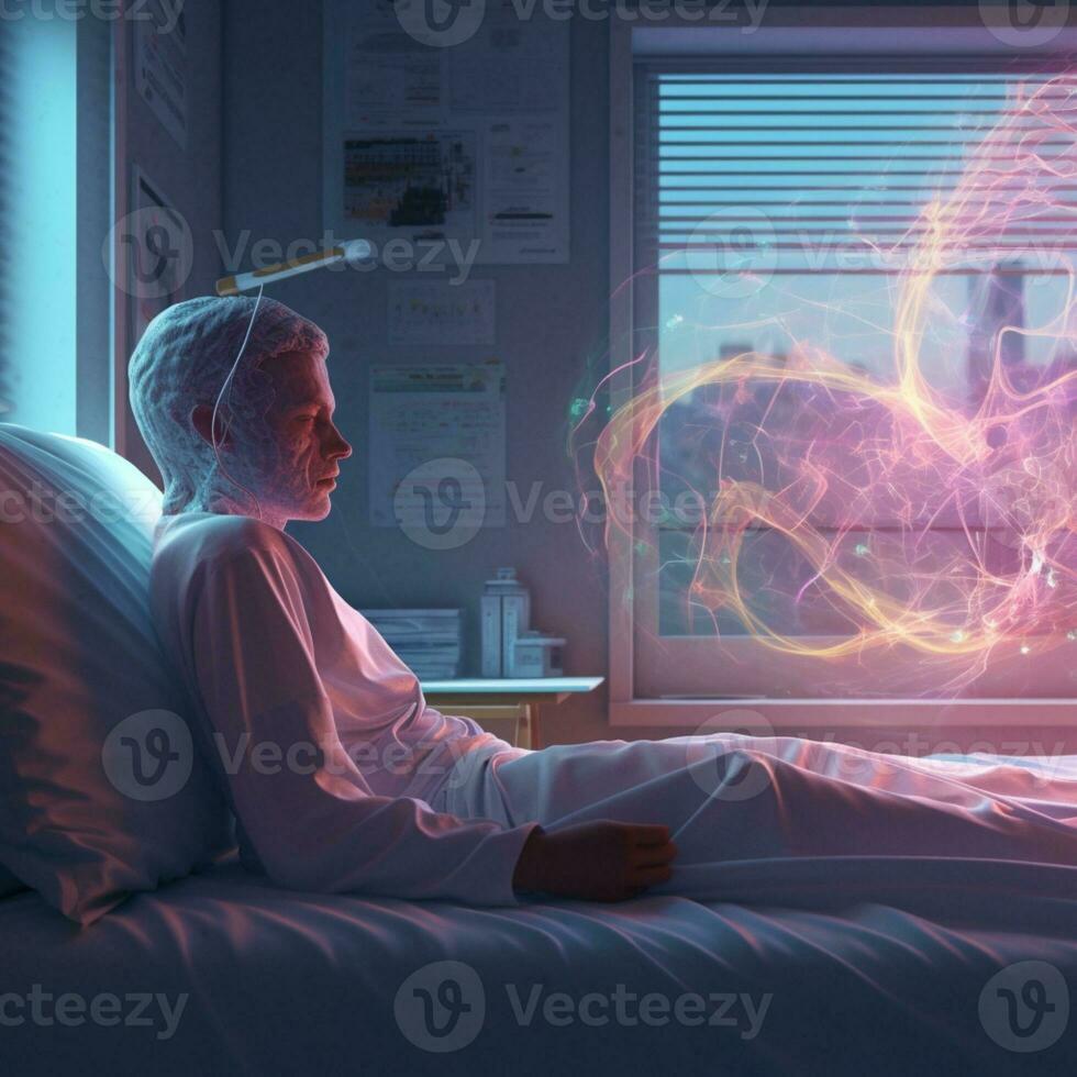 cuidado de la salud enfermedad realista ilustración diseño foto