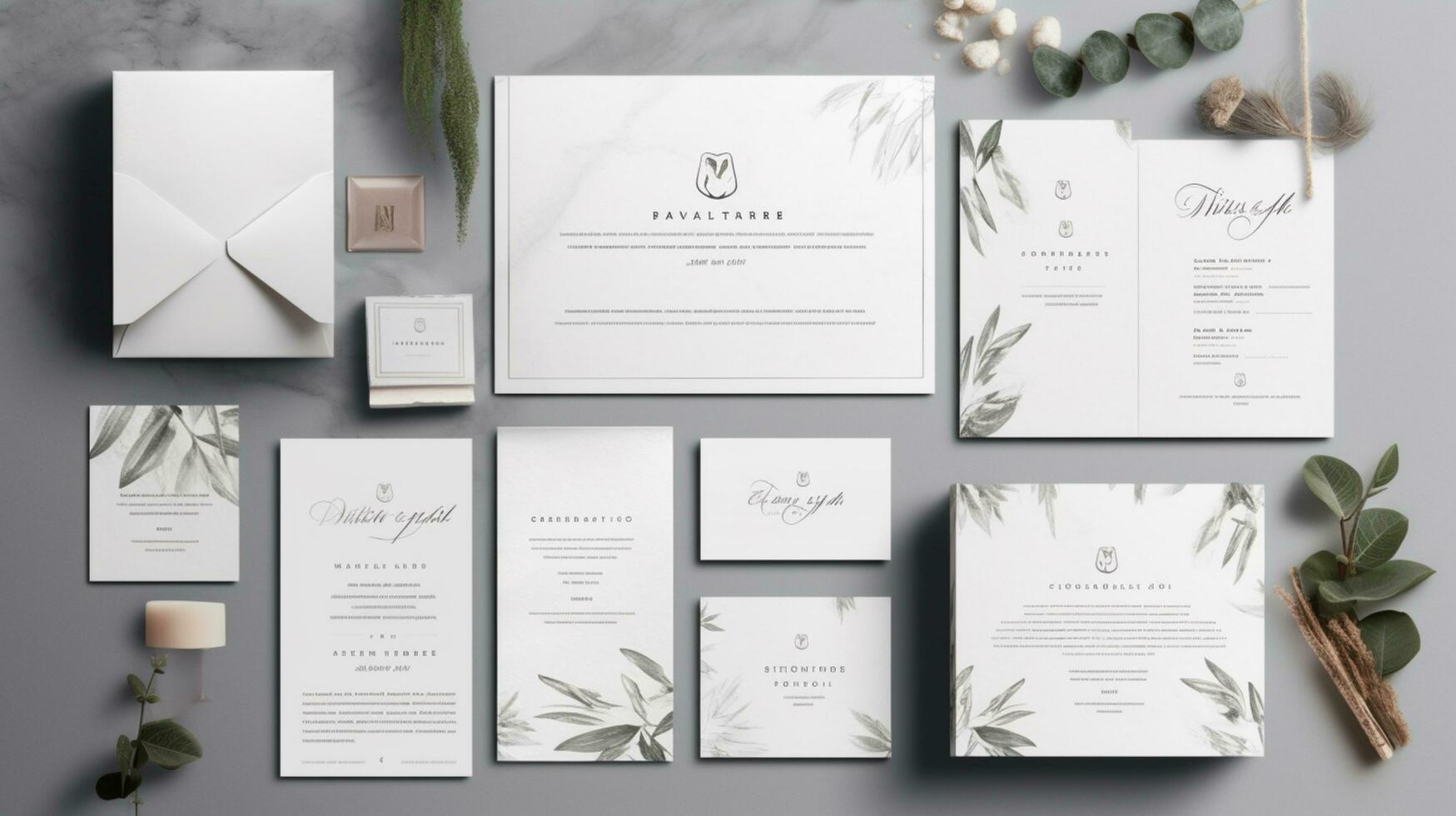 template elegant invitation wedding landscape background photo
