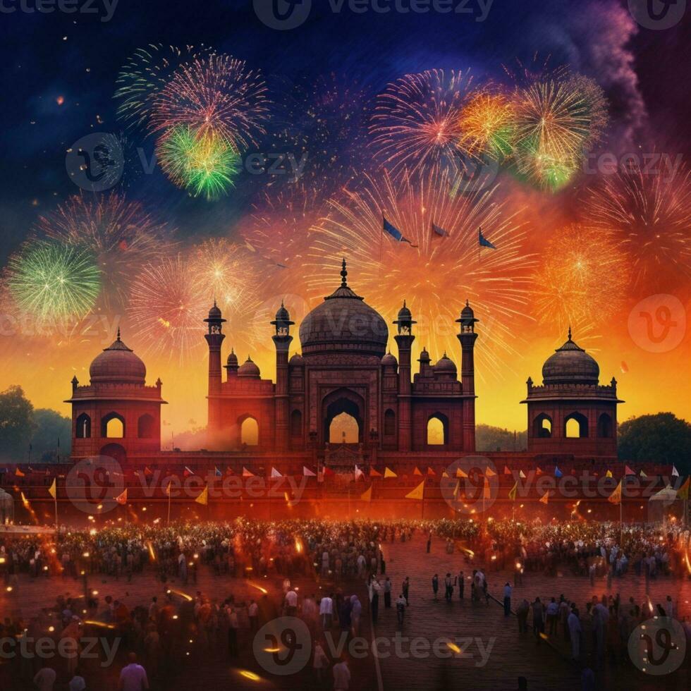 festivals independence day in india background photo