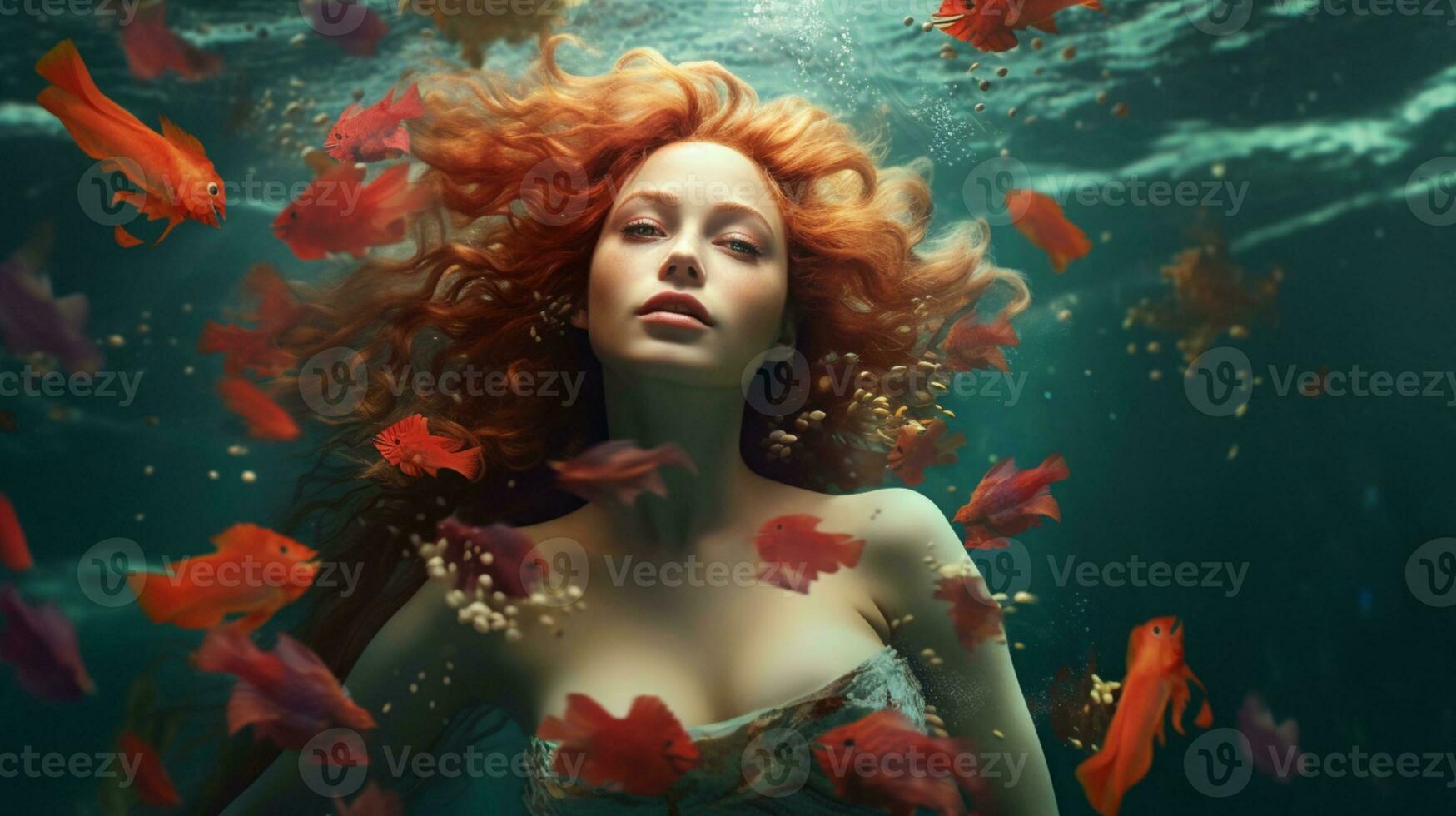 belleza submarino realista ilustración foto