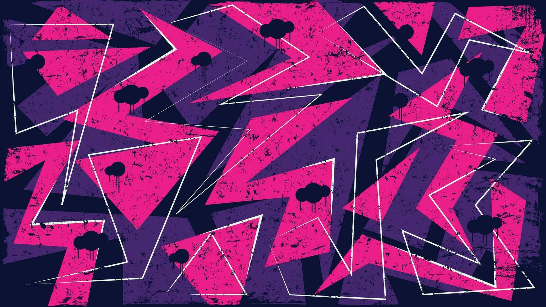 Abstract stylish urban art grungy background vector