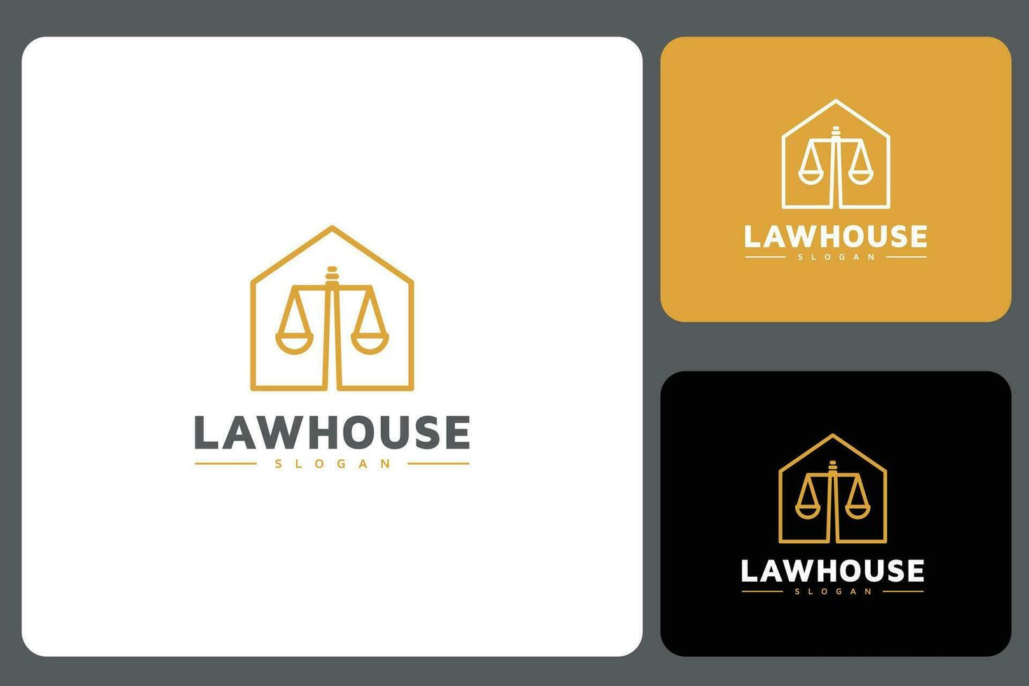 Law House Logo Design Template vector