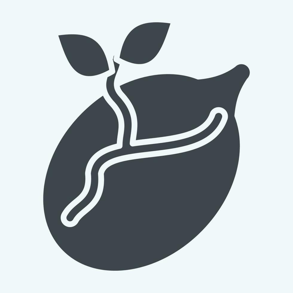 Icon Seeds. related to Agriculture symbol. glyph style. simple design editable. simple illustration vector
