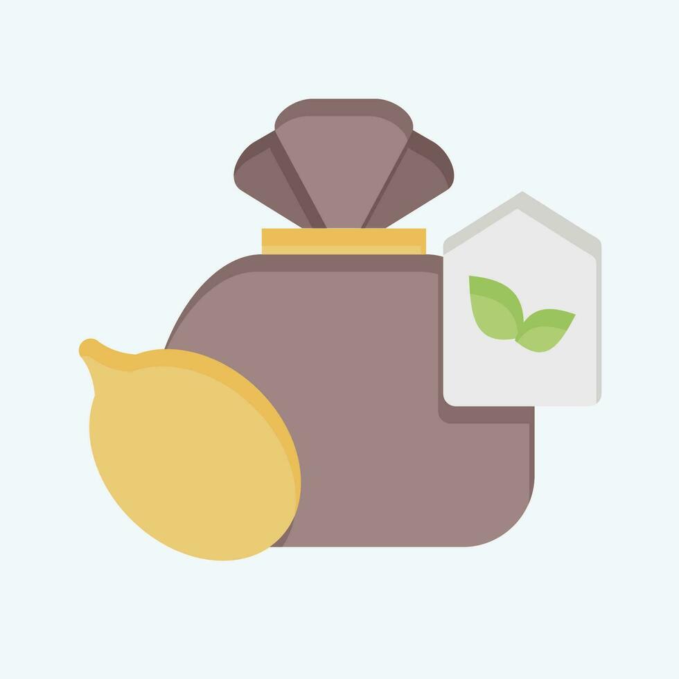 Icon Seed Bag. related to Agriculture symbol. flat style. simple design editable. simple illustration vector