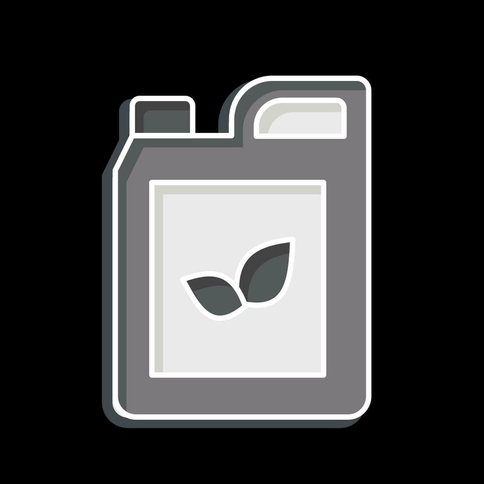 Icon Chemicals. related to Agriculture symbol. glossy style. simple design editable. simple illustration vector