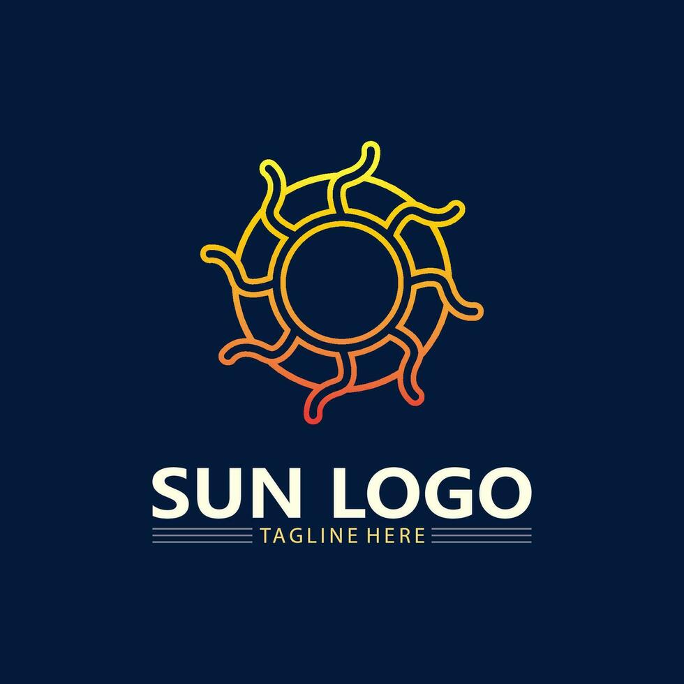 Sun Vector illustration Icon