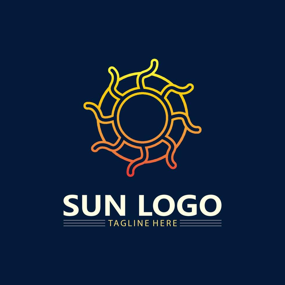 Sun Vector illustration Icon