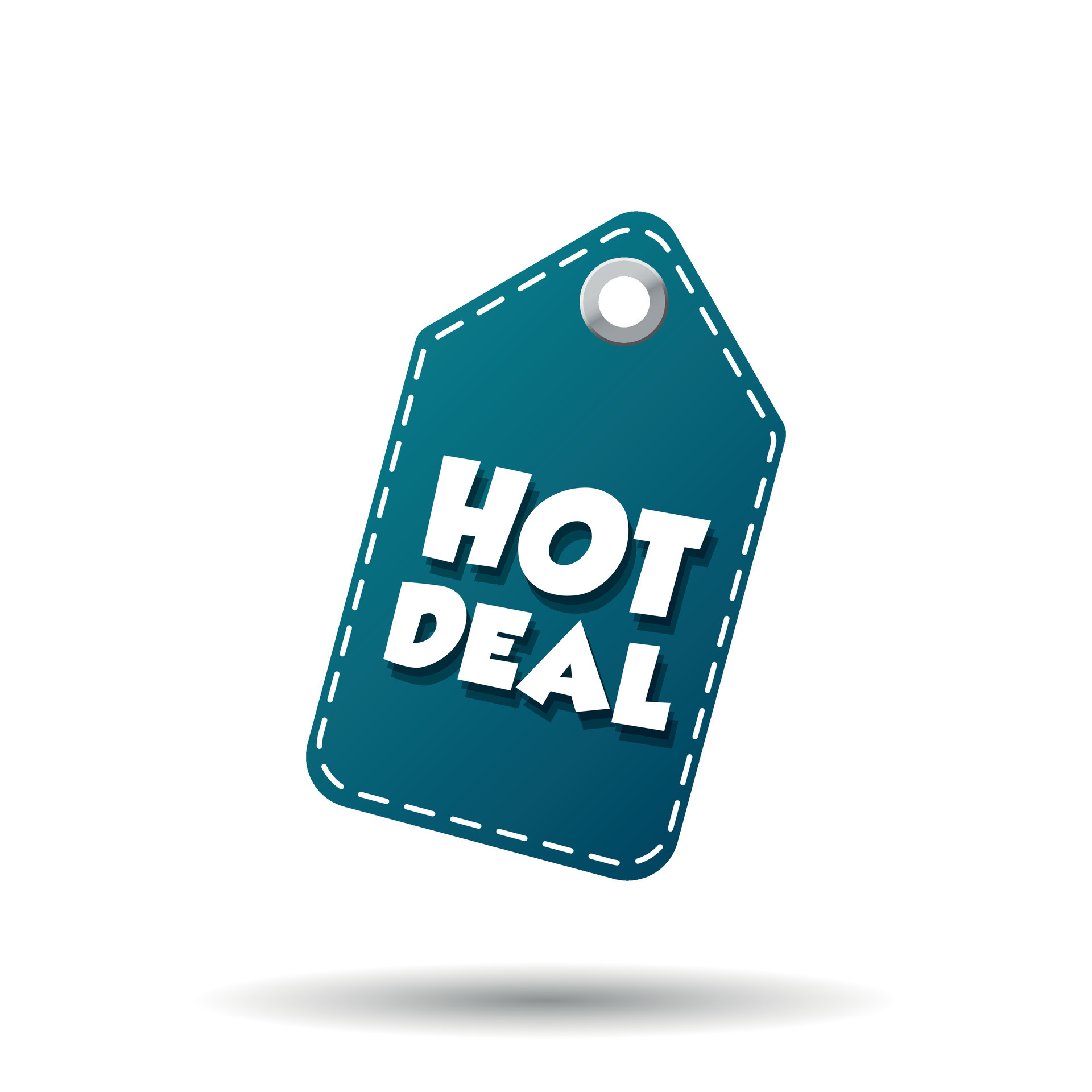 Hot Deal Hang Tag Label Vector Illustration On White Background hot-deal-hang-tag-label-vector-illustration-on-white-background
