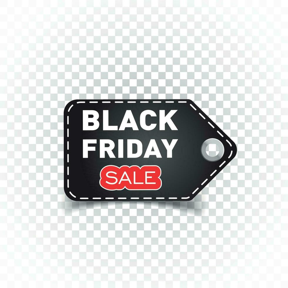 Black friday sales tag. Discount sticker vector illustration. Clothes, food, electronics, cars sale.