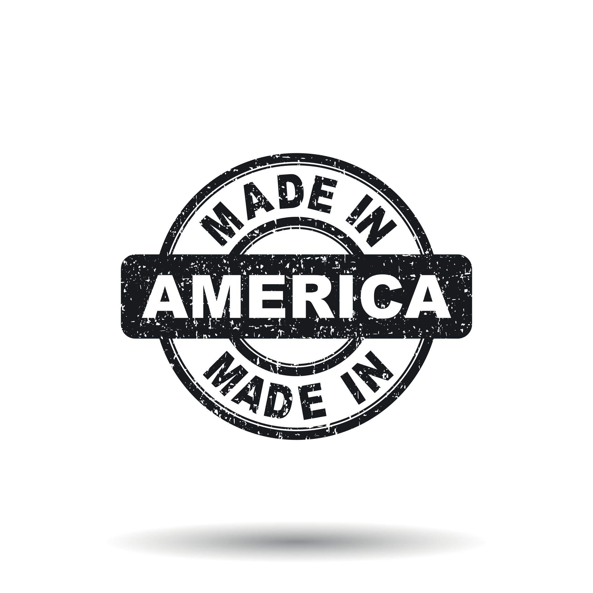 Made in America stamp. Vector illustration on white background 26121873