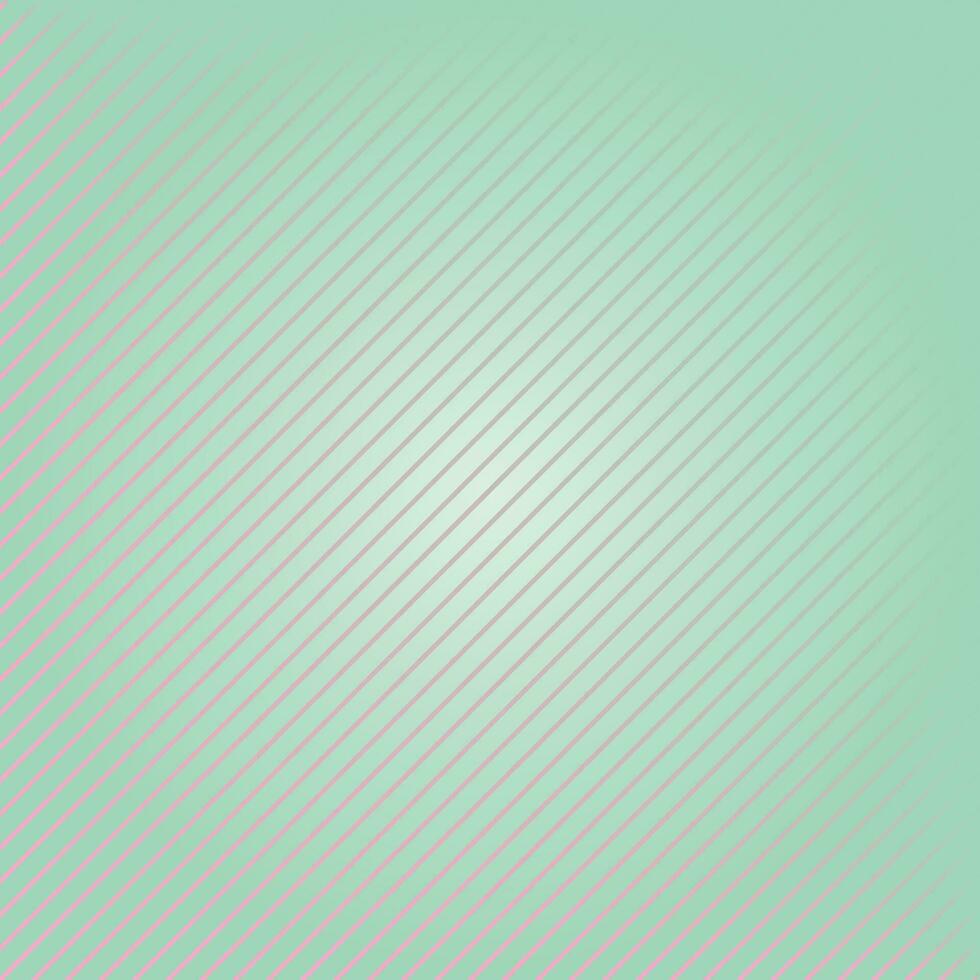 Abstract green background with lines. Vector illustration.