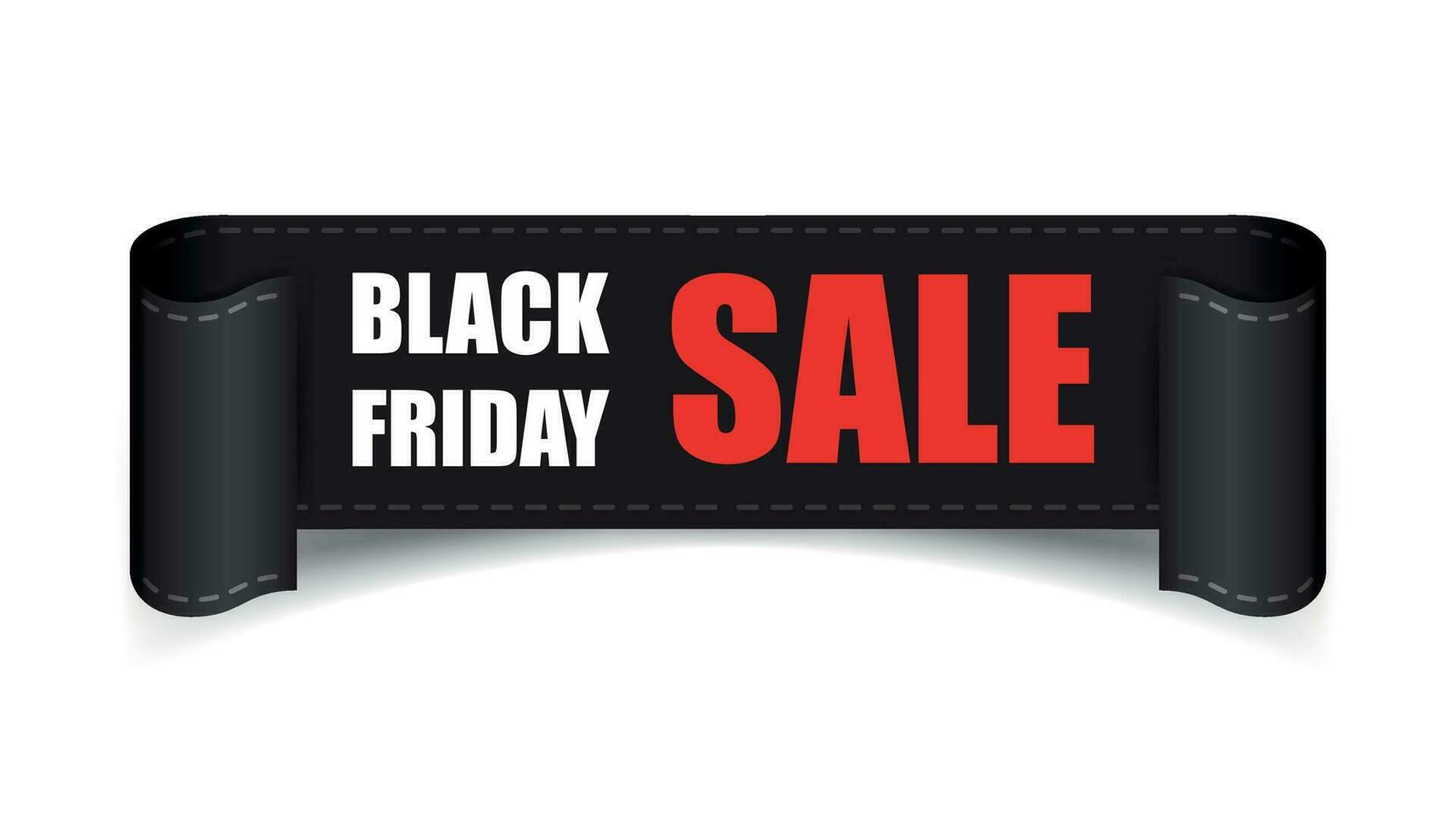Black friday sales tag. Discount sticker vector illustration. Clothes, food, electronics, cars sale.