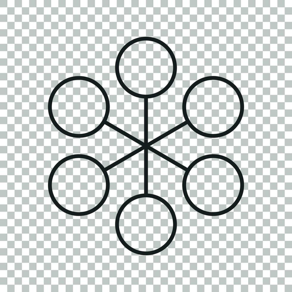 Structure simple flat icon. Vector illustration on isolated background.